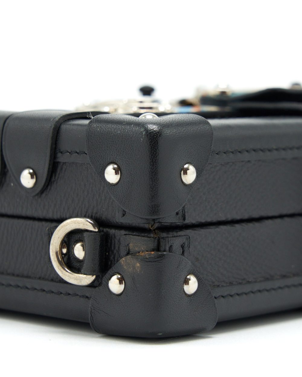 AAA Replica Louis Vuitton LV PETIT MALLE LIMITED EDITION MONOGRAM CANVAS / BLACK / BLUE / YELLOW