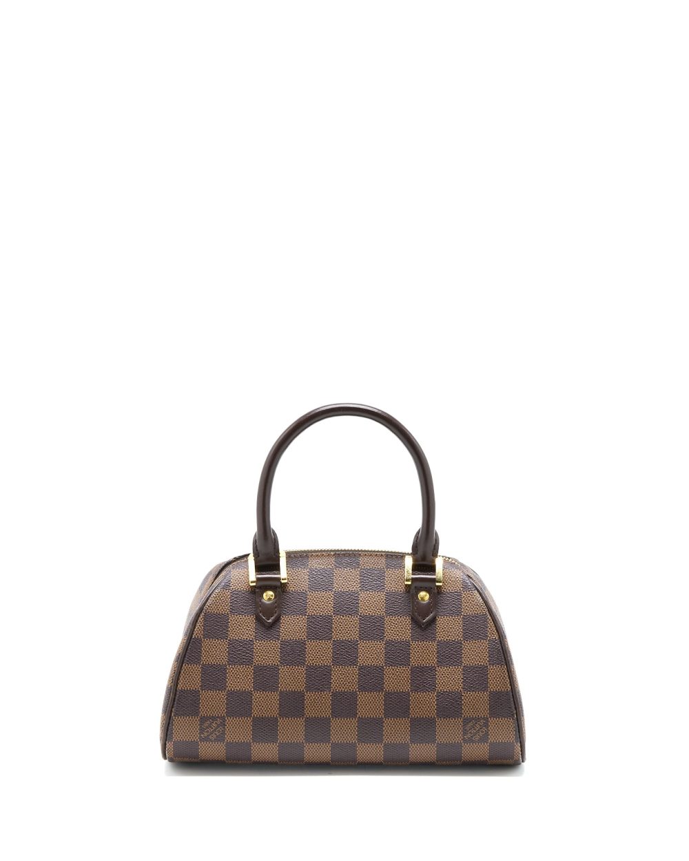 AAA Replica Louis Vuitton LV MINI RIBERA BAG DAMIER EBENE CANVAS GHW