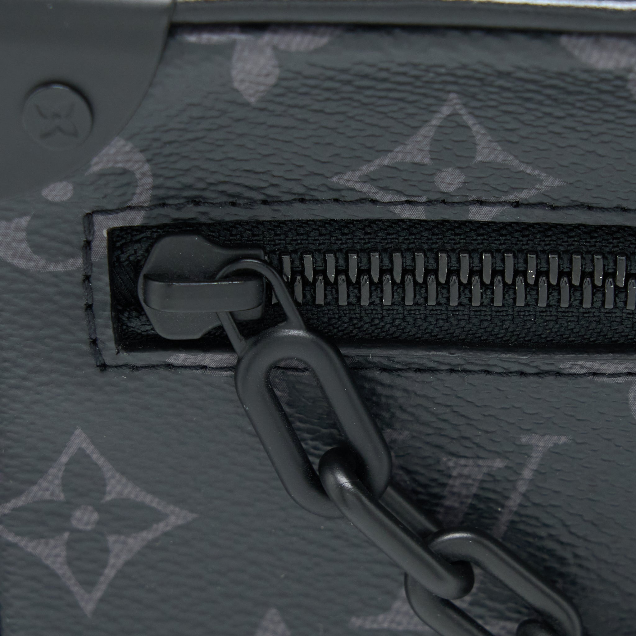 AAA Replica Louis Vuitton LV MINI SOFT TRUNK MONOGRAM ECLIPSE CANVAS BLACK HARDWARE
