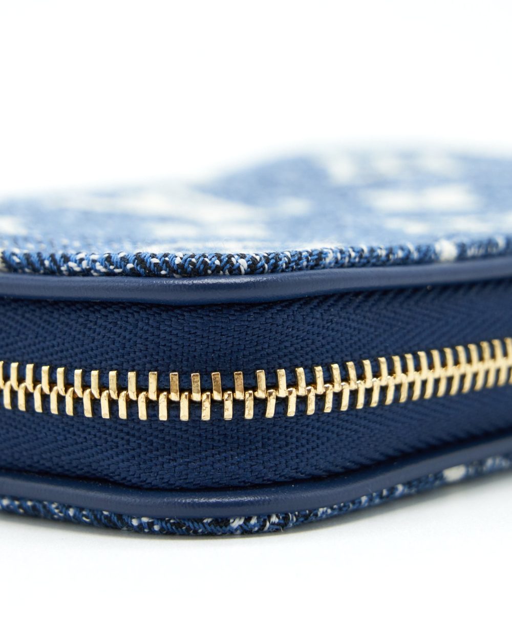 AAA Replica Louis Vuitton LV ZIPPY COIN PURSE MONOGRAM JACQUARD DENIM BLUE GHW