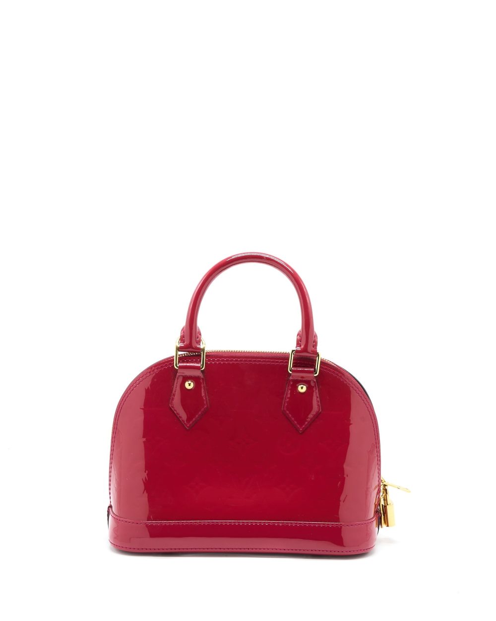 AAA Replica Louis Vuitton LV ALMA BB MONOGRAM VERNICE PINK GHW