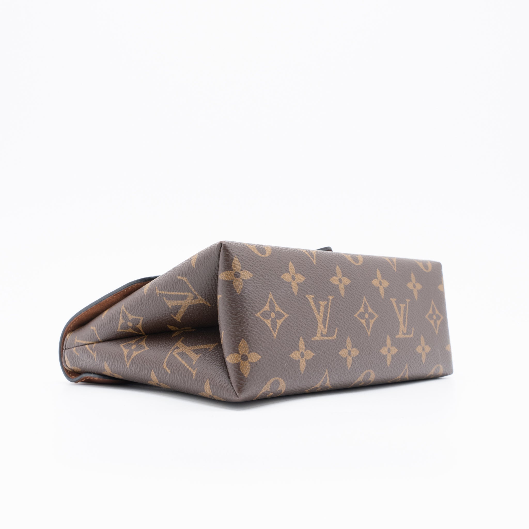 AAA Replica Louis Vuitton LV LOCKY BB MONOGRAM CANVAS/CARAMEL GHW