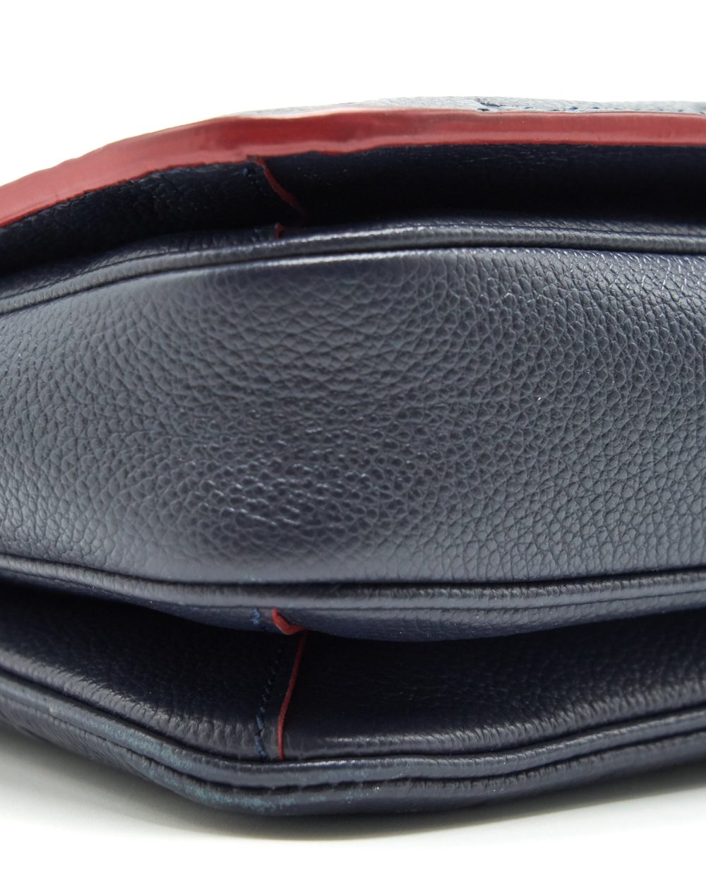 AAA Replica Louis Vuitton LV POCHETTE METIS MONOGRAM EMPREINTE LEATHER MARINE ROUGE