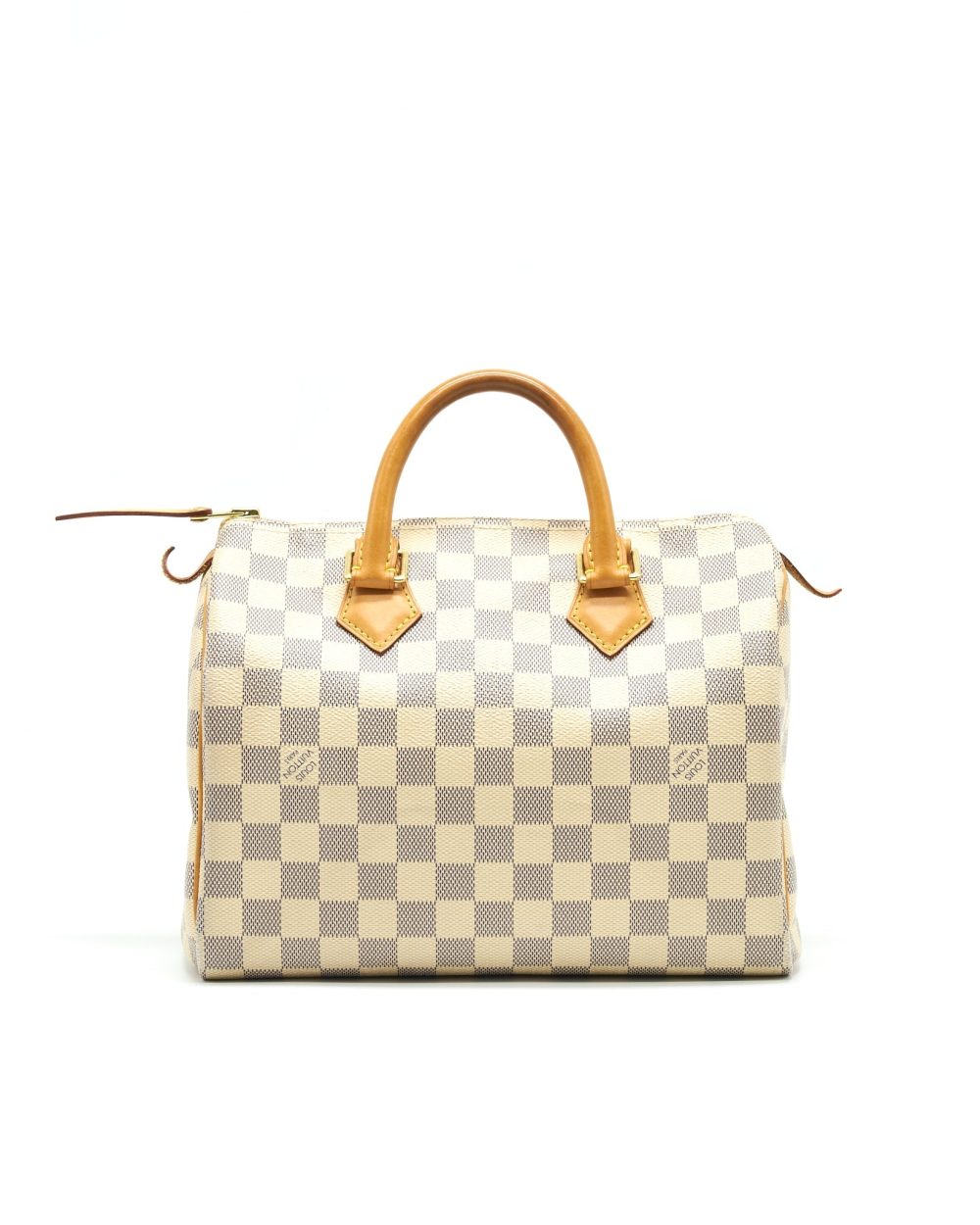 AAA Replica Louis Vuitton LV SPEEDY 25 DAMIER AZUR CANVAS HANDBAG