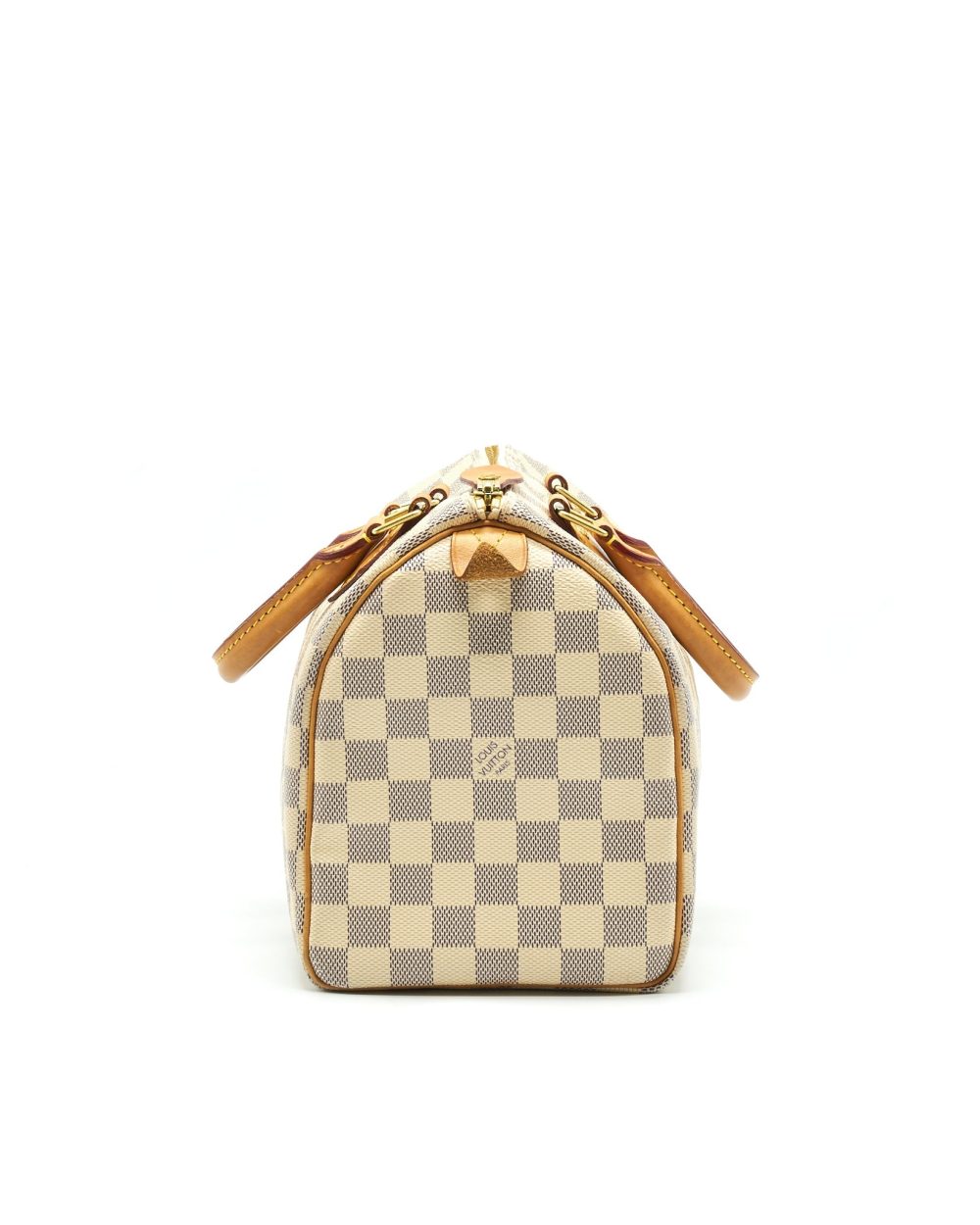 AAA Replica Louis Vuitton LV SPEEDY 25 DAMIER AZUR CANVAS HANDBAG