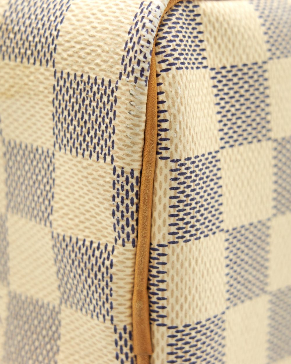 AAA Replica Louis Vuitton LV SPEEDY 25 DAMIER AZUR CANVAS HANDBAG