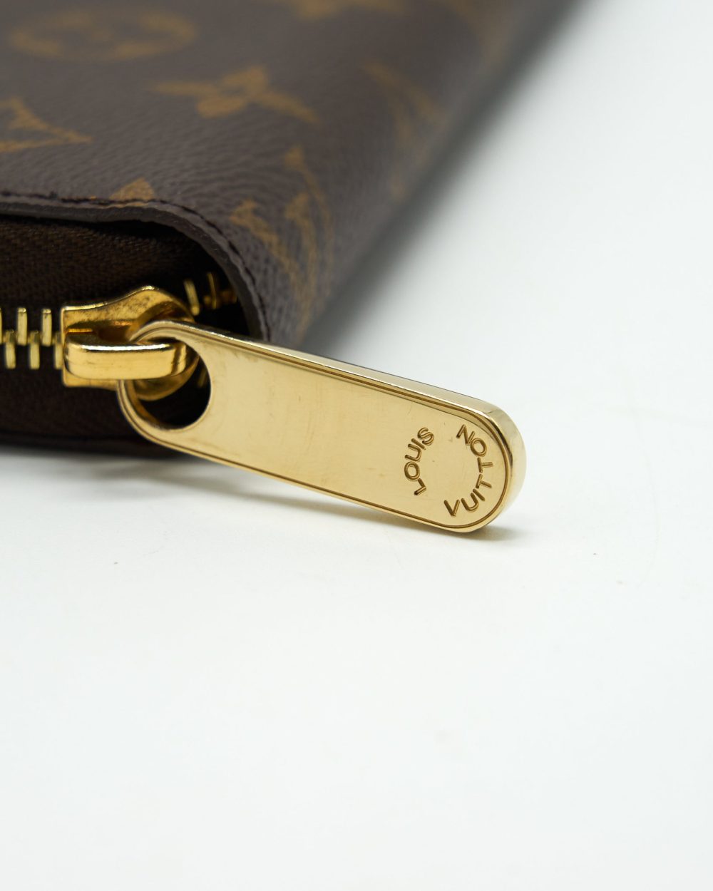 AAA Replica Louis Vuitton LV ZIPPY WALLET MONOGRAM CANVAS BROWN