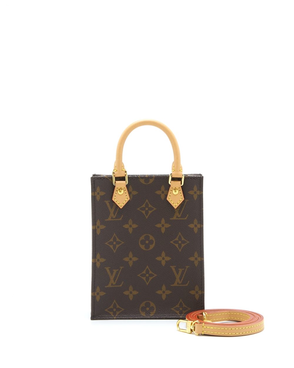 AAA Replica Louis Vuitton LV PETIT SAC PLAT MONOGRAM CANVAS GHW