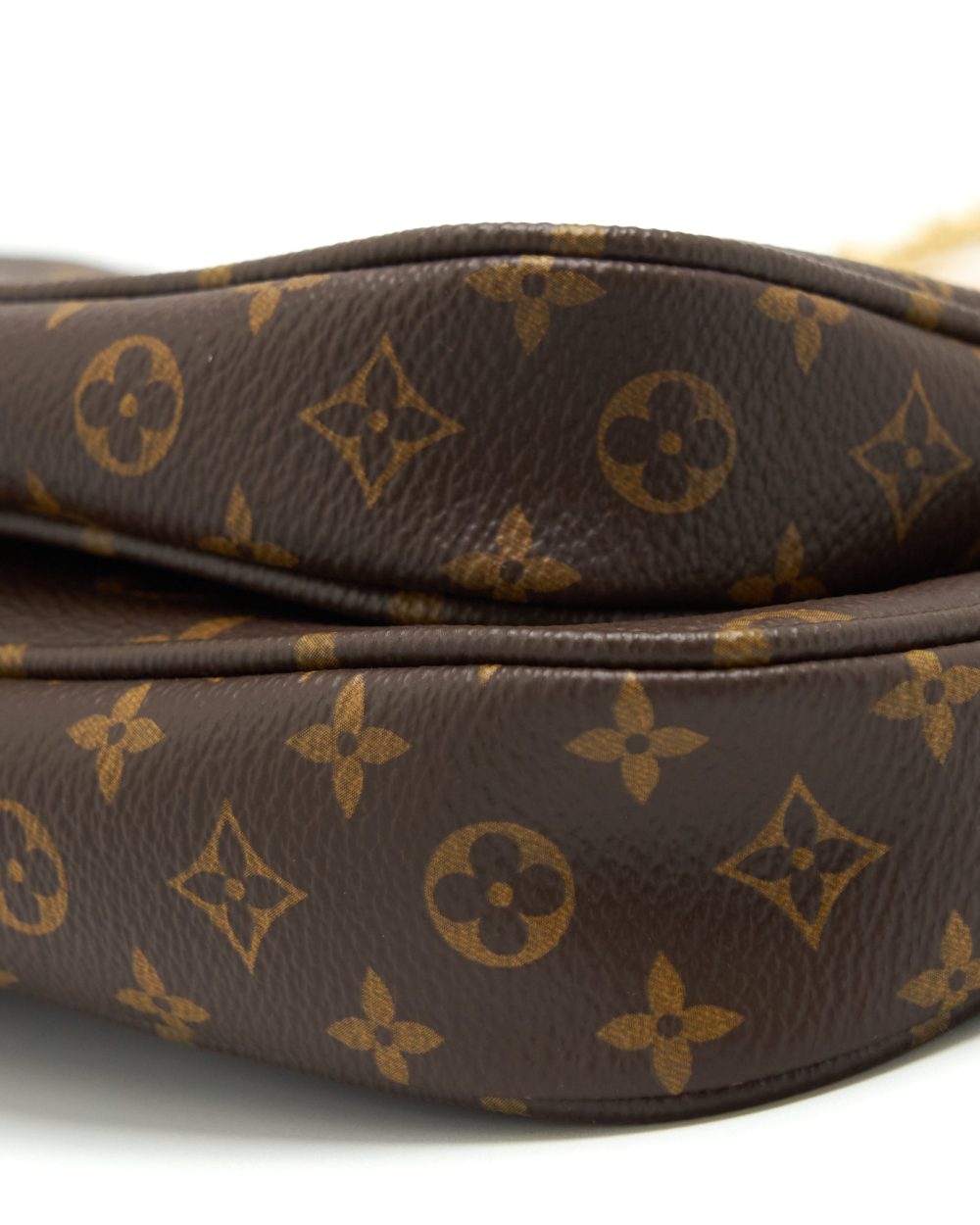 AAA Replica Louis Vuitton LV MULTI POCHETTE ACCESSORIES MONOGRAM CANVAS ROSE CLAIR GHW