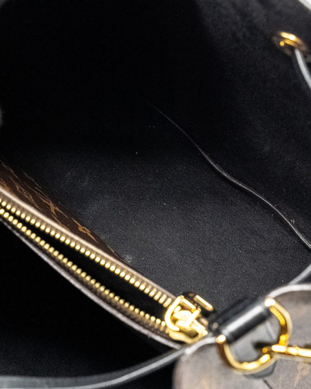 AAA Replica Louis Vuitton LV NEO NOE MONOGRAM CANVAS BLACK GHW 