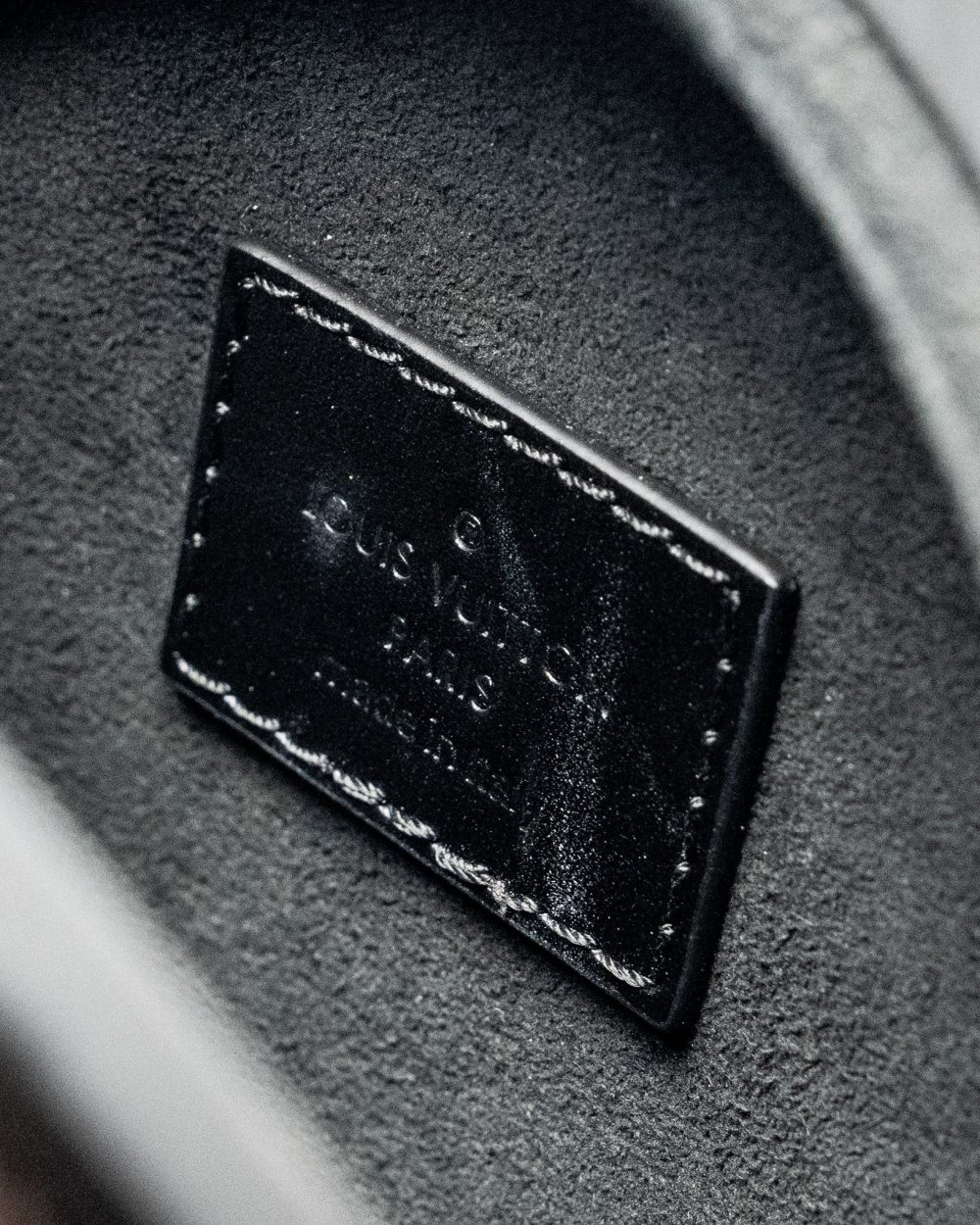 AAA Replica Louis Vuitton LV BOURSICOT CHAIN BAG REVERSE MONOGRAM CANVAS/LEATHER BLACK HARDWARE 