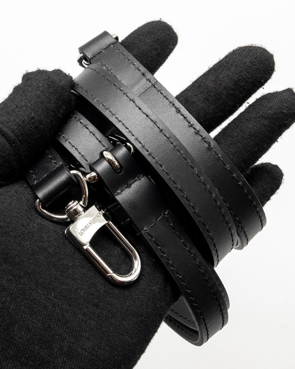 AAA Replica Louis Vuitton LV SIDE TRUNK MONOGRAM DEBOSSED CALFSKIN BLACK SHW