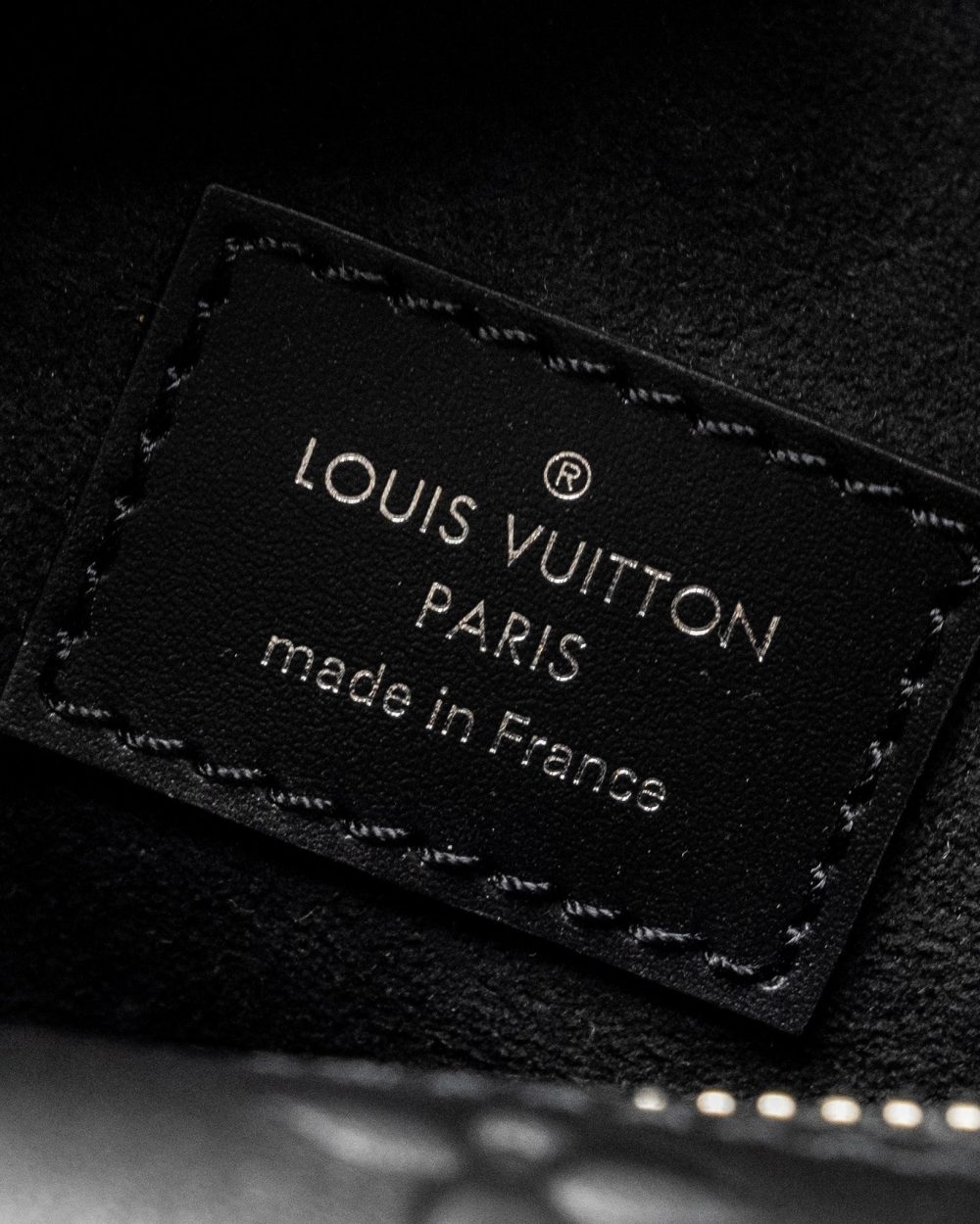 AAA Replica Louis Vuitton LV SIDE TRUNK MONOGRAM DEBOSSED CALFSKIN BLACK SHW