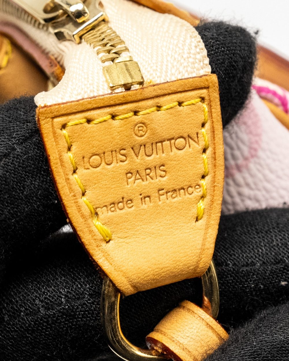 AAA Replica Louis Vuitton LV POCHETTE ACCESSORIES MURAKAMI CHERRY BLOSSOM PINK GHW