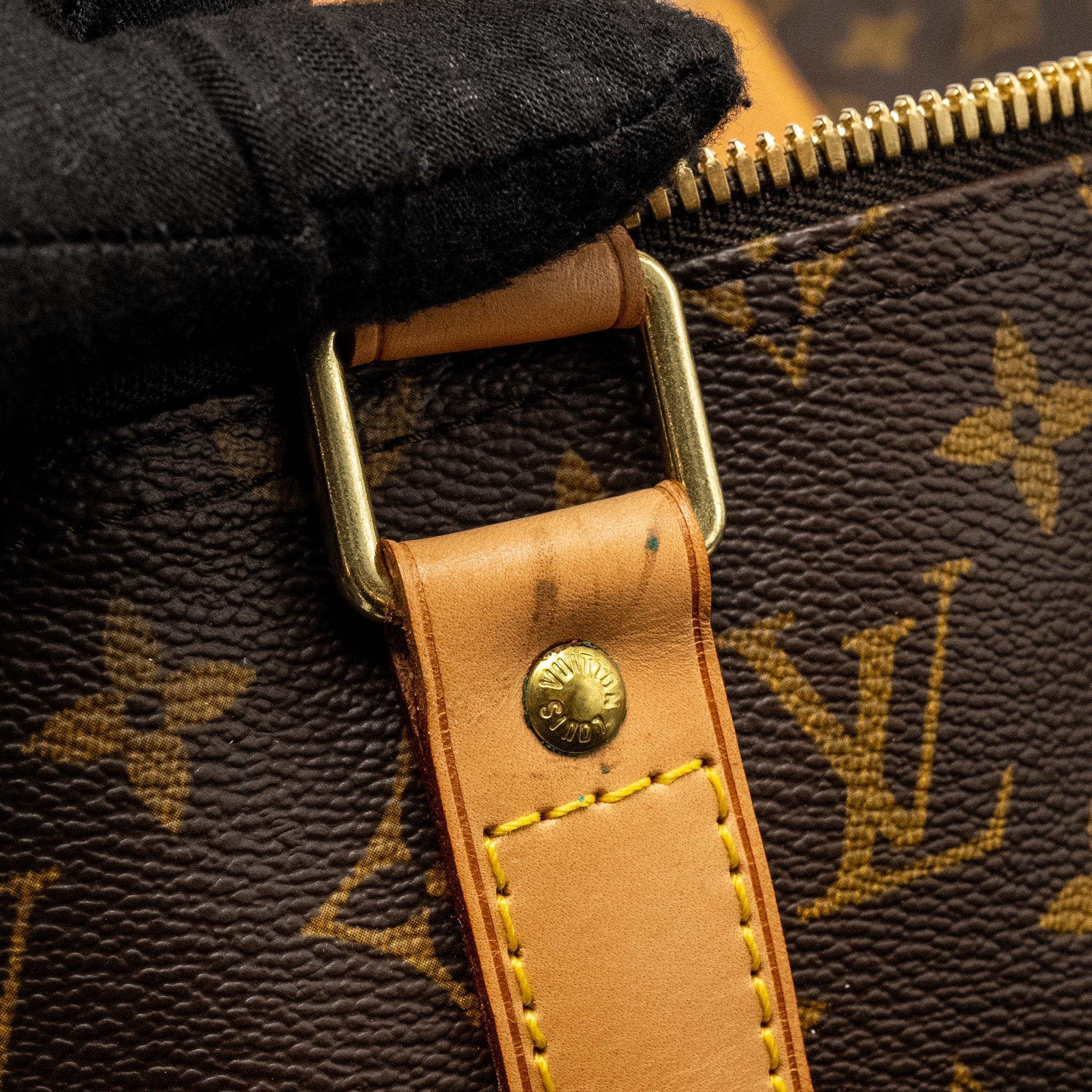 AAA Replica Louis Vuitton LV KEEPALL 50 BANDOULIRE MONOGRAM CANVAS GHW