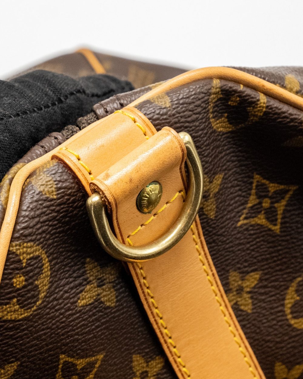 AAA Replica Louis Vuitton LV KEEPALL 50 BANDOULIRE MONOGRAM CANVAS GHW