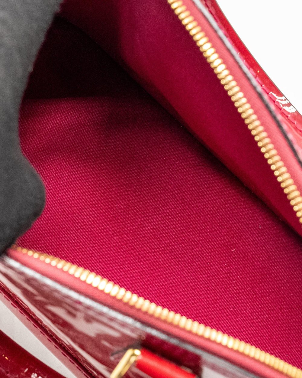AAA Replica Louis Vuitton LV ALMA BB PATENT RED GHW