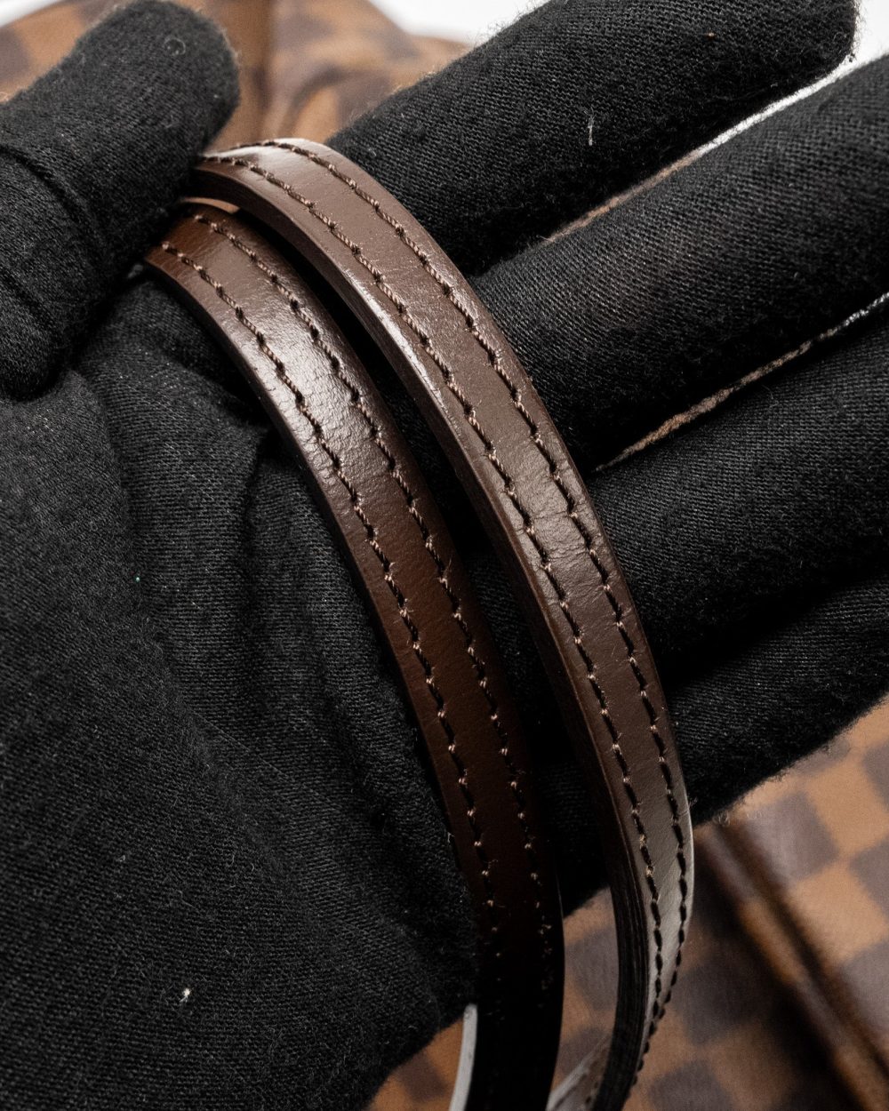 AAA Replica Louis Vuitton LV NEVERFULL MM DAMIER EBENE CANVAS GHW 