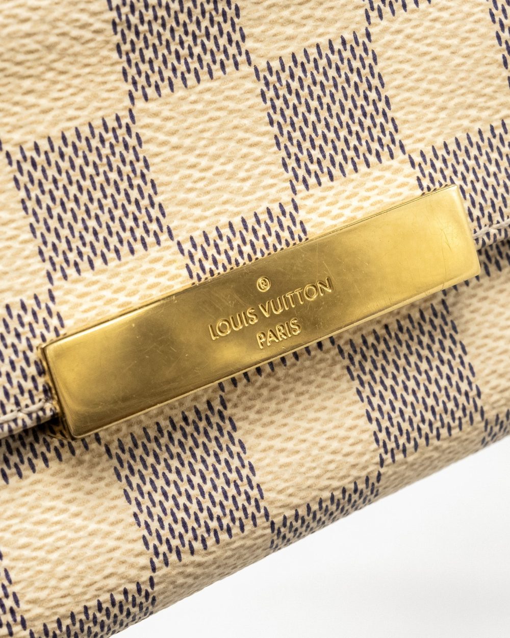 AAA Replica Louis Vuitton LV FAVORITE PM DAMIER AZUR CANVAS GHW