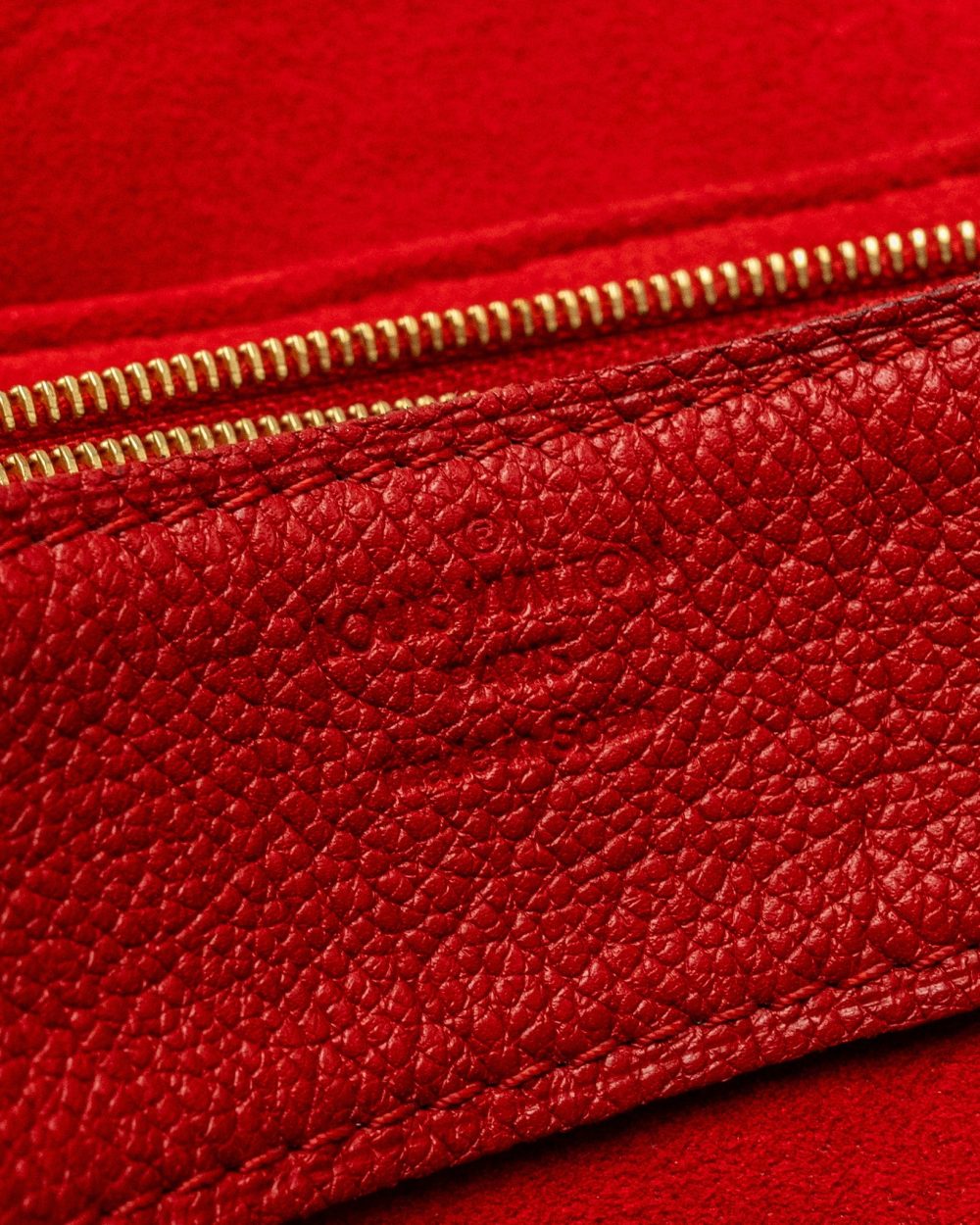 AAA Replica Louis Vuitton LV PALLAS CHAIN BAG MONOGRAM CANVAS/LEATHER RED GHW 