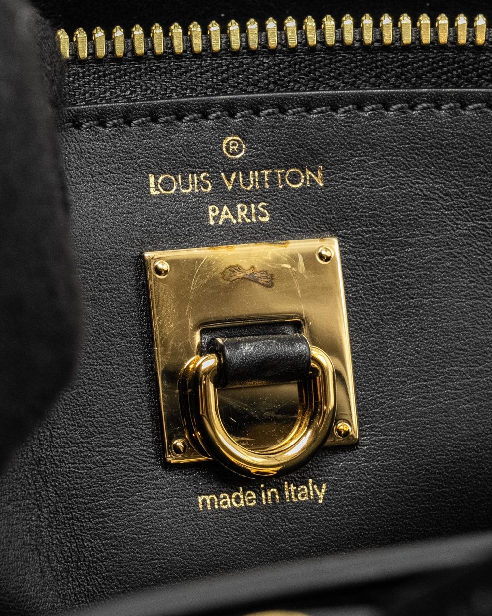 AAA Replica Louis Vuitton LV CITY STEAMER PM GRAINED CALFSKIN BLACK GHW