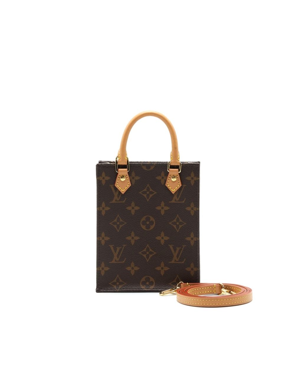 AAA Replica Louis Vuitton LV PETIT SAC PLAT IN MONOGRAM