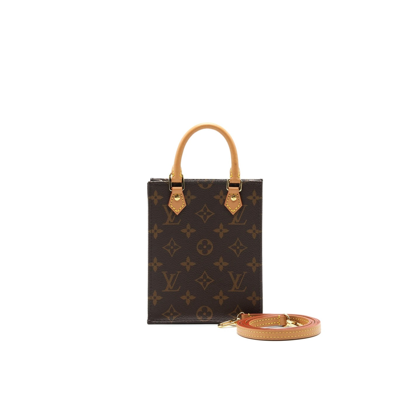 AAA Replica Louis Vuitton LV PETIT SAC PLAT IN MONOGRAM